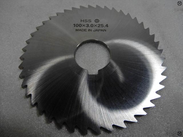 日立ツール 100×3.0×25.4 メタルスリッティングソー