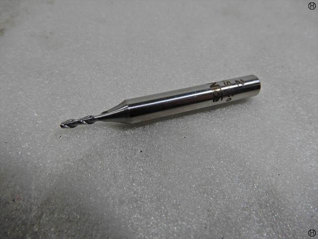 コバルト 2枚刃エンドミル 刃径2mm 10本 エンドミル 2枚刃