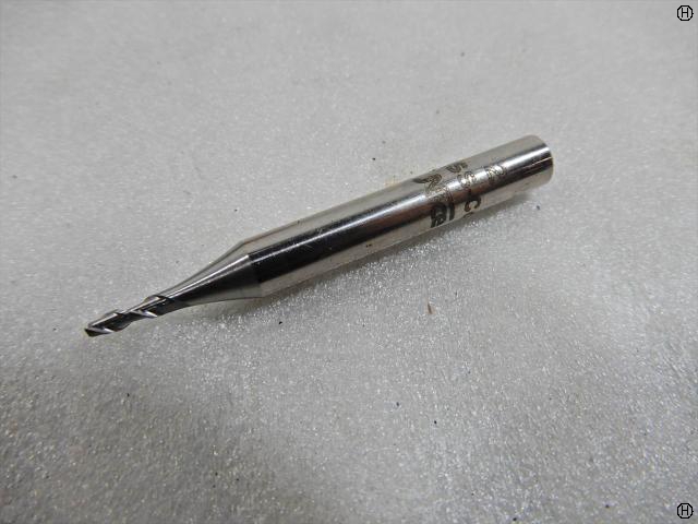 コバルト 2枚刃エンドミル 刃径2mm 10本 エンドミル 2枚刃