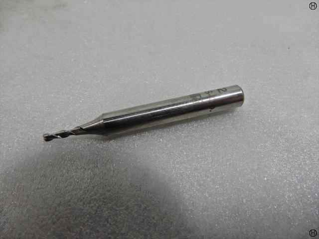 コバルト 2枚刃エンドミル 刃径2mm 10本 エンドミル 2枚刃