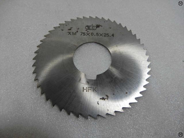 日本工具製作所 75×0.5×25.4 メタルスリッティングソー