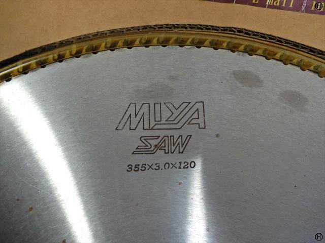 MIYA 355×3.0×120 メタルソー