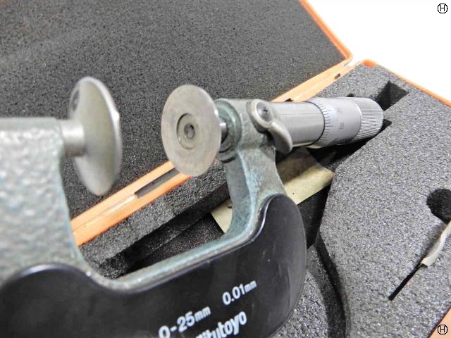 ミツトヨ 0-25mm 0.01mm 歯厚マイクロメーター