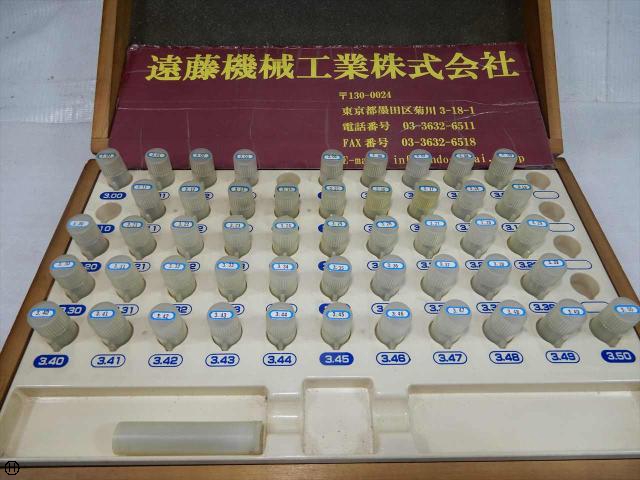 新潟精機 SK AA-3A 3.00～3.50φ 0.01トビ 欠3.04 ピンゲージ