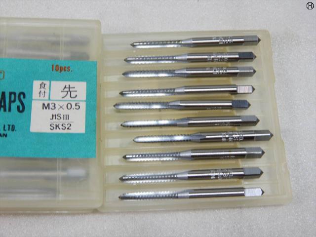 田野井製作所 M3×0.5 10本 ハンドタップ