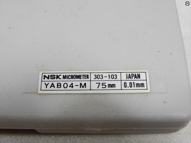 日本測定 NSK 50-75mm 0.01mm 外側マイクロメーター