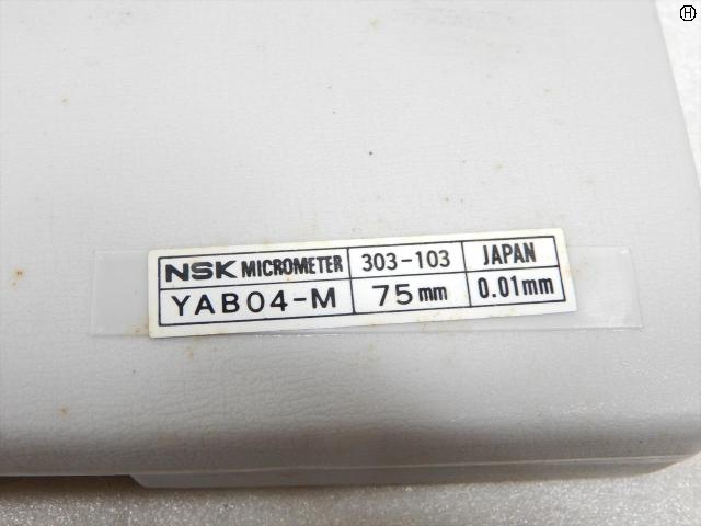 日本測定 NSK 50-75mm 0.01mm 外側マイクロメーター