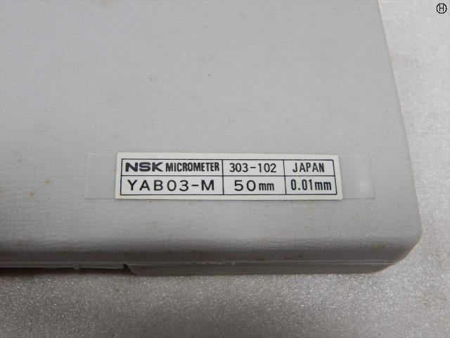 日本測定 NSK 25-50mm 0.01mm 外側マイクロメーター