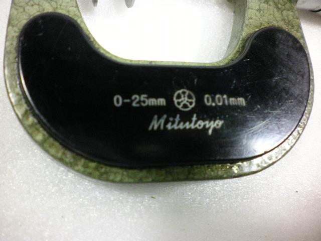 ミツトヨ 0～25mm 歯厚マイクロメーター