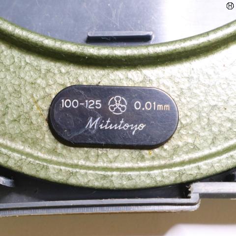 ミツトヨ 100～125mm 0.01mm 外側マイクロメーター