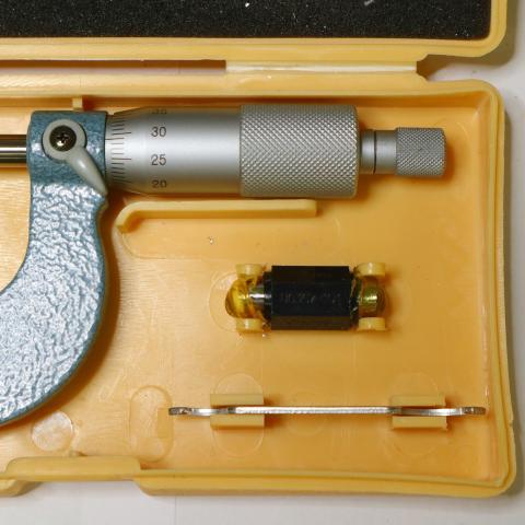 ミツトヨ 25～50mm 0.01mm 棒球面マイクロメーター