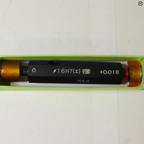 理研測範 RSK 16H7 左0 右0.018 限界栓ゲージ