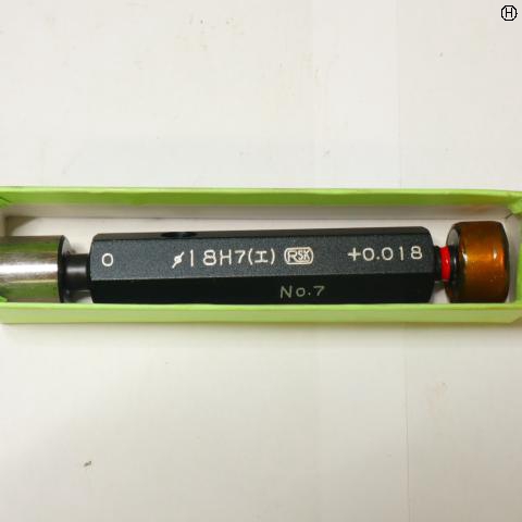 理研測範 RSK 18H7 左0 右0.018 限界栓ゲージ