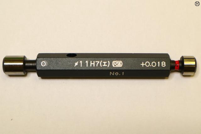理研測範 RSK 11H7 左0 右0.018 限界栓ゲージ