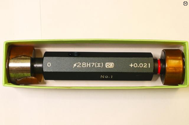 理研測範 RSK 28H7 左0 右0.021 限界栓ゲージ