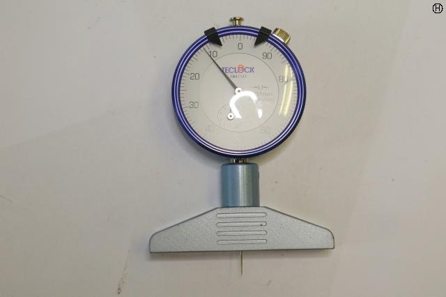 テクロック DM-210 0～1mm 0.01mm ダイヤルデプスゲージ