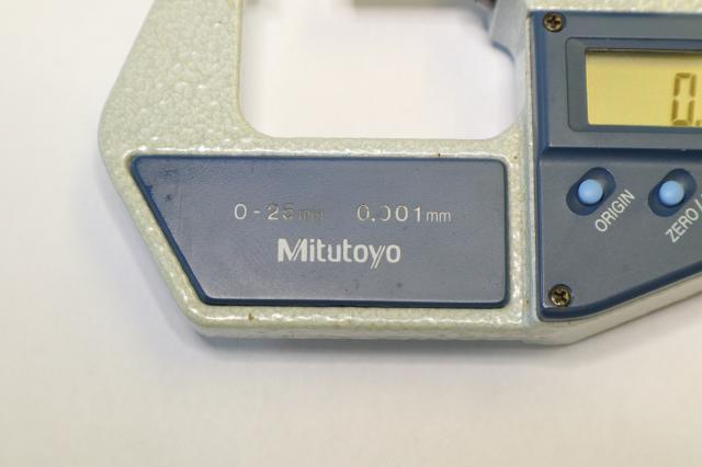 ミツトヨ 0-25mm 0.001mm デジマチックマイクロメーター