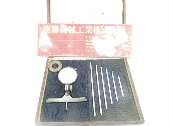 テクロック 0.01mm デジタルデプスゲージ