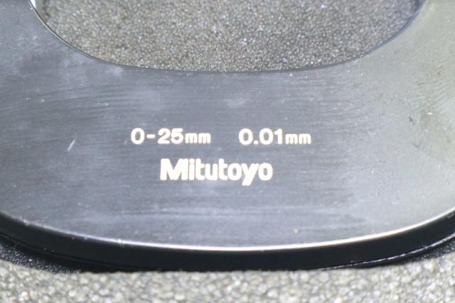 ミツトヨ 0～25mm 0.01mm ブレードマイクロメーター