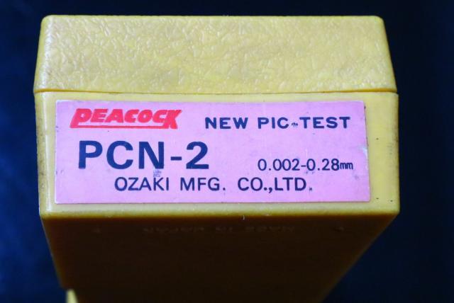 尾崎製作所 PEACOCK 0.002-0.28mm ピックテスト