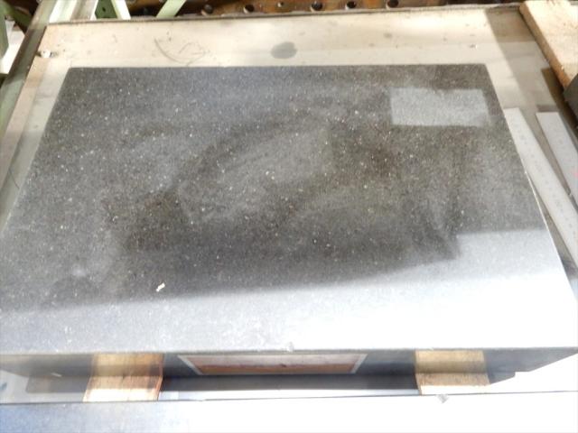 武蔵野精機 MSK 450×300×90mm 一部欠けあり 石定盤