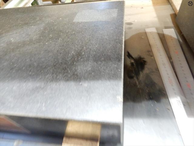 武蔵野精機 MSK 450×300×90mm 一部欠けあり 石定盤