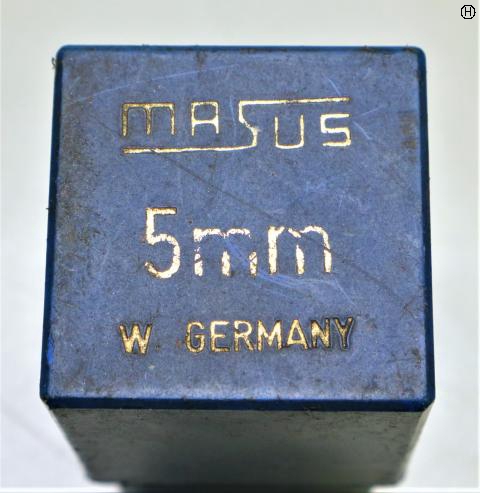 MASUS 5mm 0～8 刻印セット