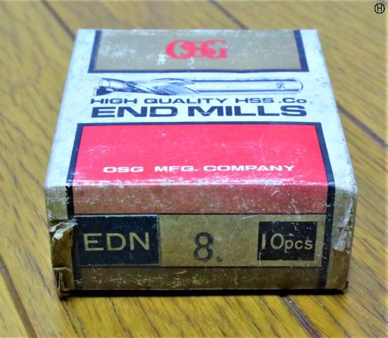 OSG 8 2枚刃 EDN 9個 未使用 エンドミル