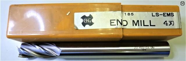OSG LS-EMS 4枚刃 20 未使用 エンドミル