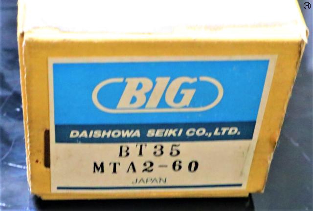 大昭和精機 BIG BT35-MTA2-60 未使用 ドリルチャック
