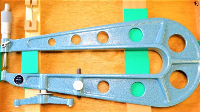 ミツトヨ 0～25mm U字形鋼板マイクロメーター
