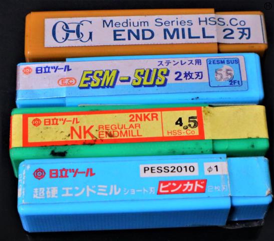 日立ツール 4個 未使用 エンドミル