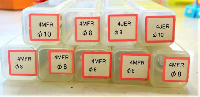 京セラ 4MFR 4JER 8 10 9個 未使用 エンドミル 