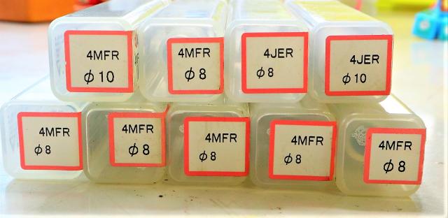 京セラ 4MFR 4JER 8 10 9個 未使用 エンドミル 