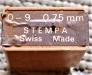 STEMPA 0-9 0.75mm 刻印セット