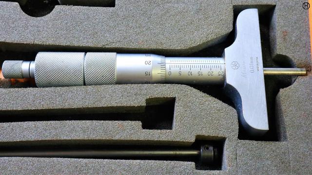 ミツトヨ 0-25mm 0.01mm デプスマイクロメーター