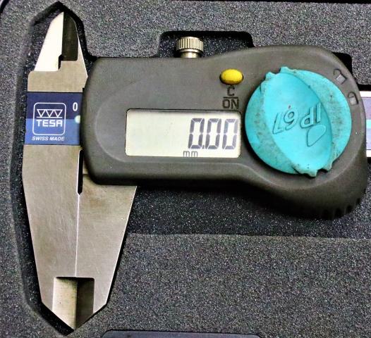 TESA 150mm 0.01mm デジタルダイヤルノギス