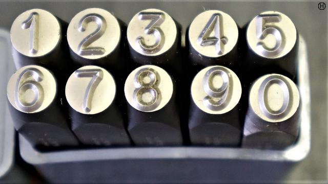 STEMPA 0-9 6mm 刻印セット