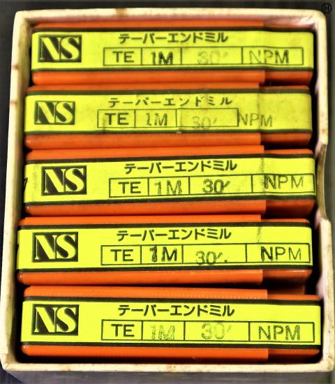 日進工具 NS 1M1°30 NPM 10個 未使用 テーパーエンドミル
