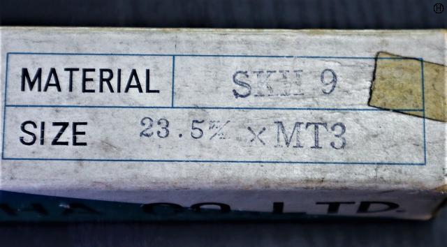 栄工舎 SKH9 23.5×MT3 未使用 マシンリーマ