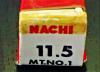 不二越 Nachi Φ11.5 MT1 未使用 ツイストドリル