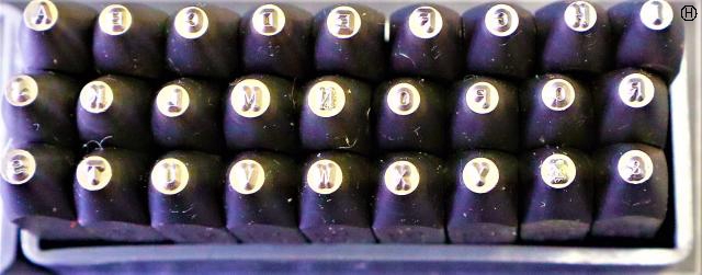 STEMPA A-Z.&1mm 刻印セット