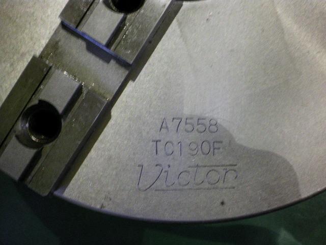 小林鉄工 Victor TC190F 3爪スクロールチャック