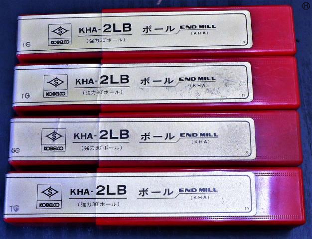 KOBELCO KHA-2LB R2.5×5 4個 未使用 エンドミル