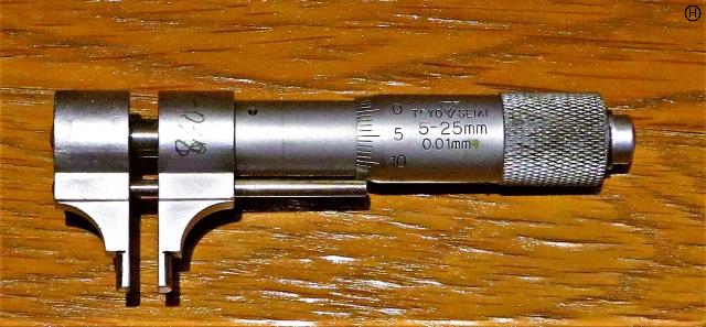 東洋精器 5-25mm 0.01mm 内側マイクロメーター