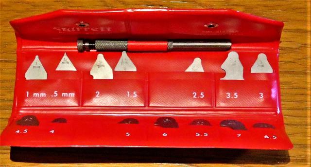 STARRETT No.S167MA 1-7 mm ラジアスゲージ