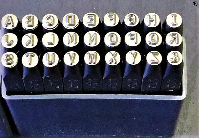 STEMPA A-Z.& 2.5mm 刻印セット