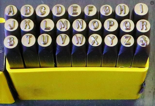 STEMPA A-Z.& 2.5mm 刻印機
