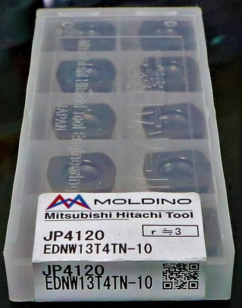 MOLDINO JP4120 EDNW13T4TN-10 未使用 フライス切削用インサート
