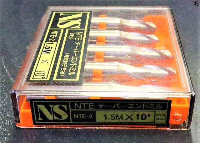日進工具 NS 1.5M×10° 未使用 テーパーエンドミル